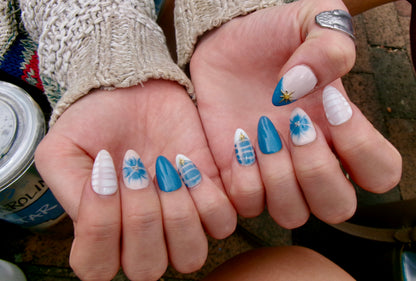 Custom Press On Nail Set- Detailed