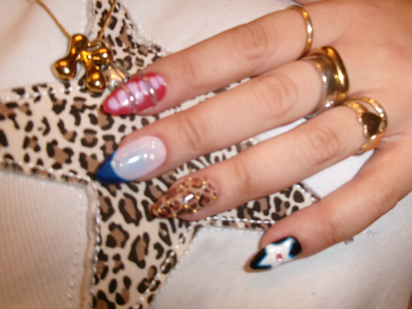 Custom Press On Nail Set- Detailed