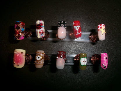 Custom Press On Nail Set- Extremely Detailed