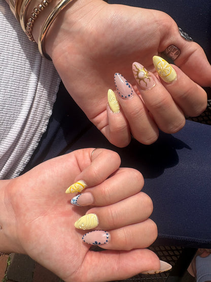 Custom Press On Nail Set- Detailed