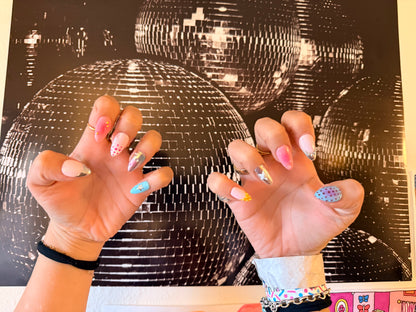 Custom Press On Nail Set- Detailed
